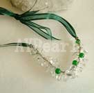 crystal and aventurine necklace