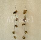 smoky quartz earrings