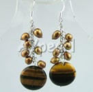 tiger's eye earrings