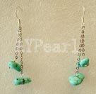 Turquoise earring