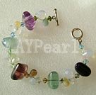 Discount rainbow fluorite bracelet