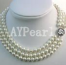 7-8mm white pearl necklace
