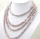 7-8mm 4-strands pearl necklace