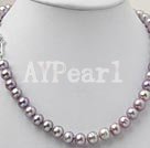 9-10mm pearl beaded necklace