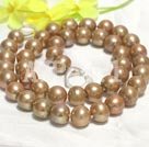 9-10mm pearl beaded necklace