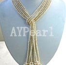 4-5mm multi strands pearl necklace