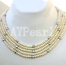 5-7mm perle beaded halskæde