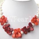 Discount colar de pérolas e coral