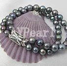 7-8mm 2-strands pearl bracelet