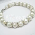 9-10mm white pearl bracelet