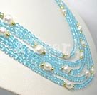 crystal pearl necklace