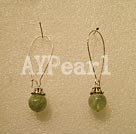 aquamarine chips earrings