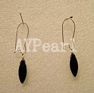 Discount black agate earrings
