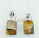tiger's eye stone earrings