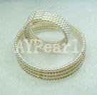 5-6mm white pearl bridal sets