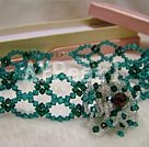 austra crystal flower necklace