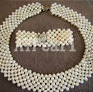 4.5-5mm white pearl bridal sets