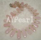 rose quartz necklace under $ 15