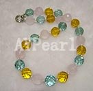 14mm crystal necklace