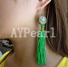 Handmade gem earring