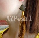 black lip shell earrings