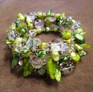pearl crystal bracelet