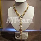 Discount collana di perle e agata