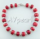 Discount pearl and coral necklace