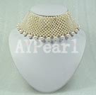 4-5mm pearl bridal necklace
