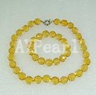 Discount 14mm synthetical citrine sets