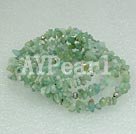 aquamarine chips bracelet