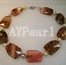 manmade crystal neckalce