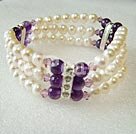 pearl and amethyst bracelet