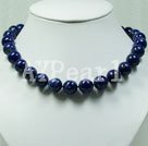 Discount 12mm lapis beaded necklace