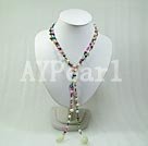 multi color pearl necklace