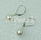 9-10mm white pearl earrings