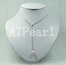 Discount platinum-gilt silver pearl necklace
