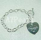silver plated chain bracelet