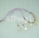 blanco perla y establece Shell labio