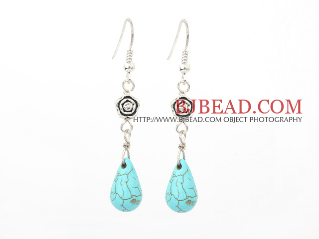 drop turquoise earrings