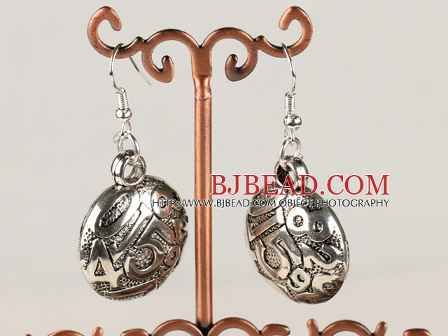 fashion metal jewelry CCB silver like earrings