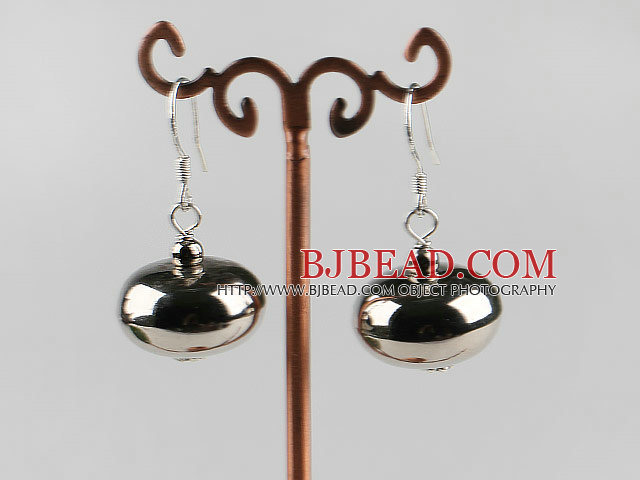 vogue jewelry lovely silver like ball earrings