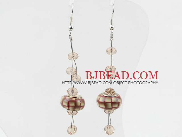 New Design Colored Glaze Charm Earrings
