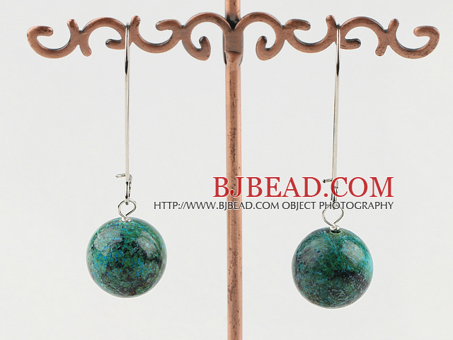 simple 16mm phoenix stone earrings