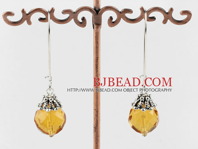 14mm Swiss citrine fashion earrings