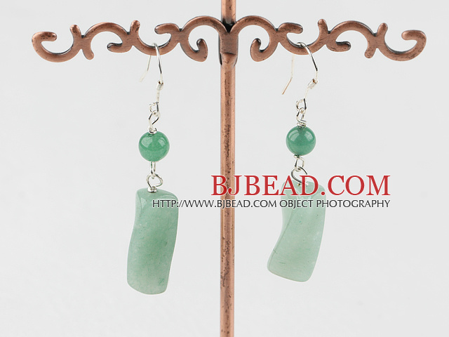 aventurine dangle earrings