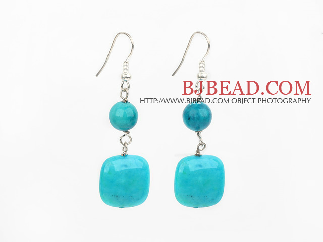 blue spider earrings