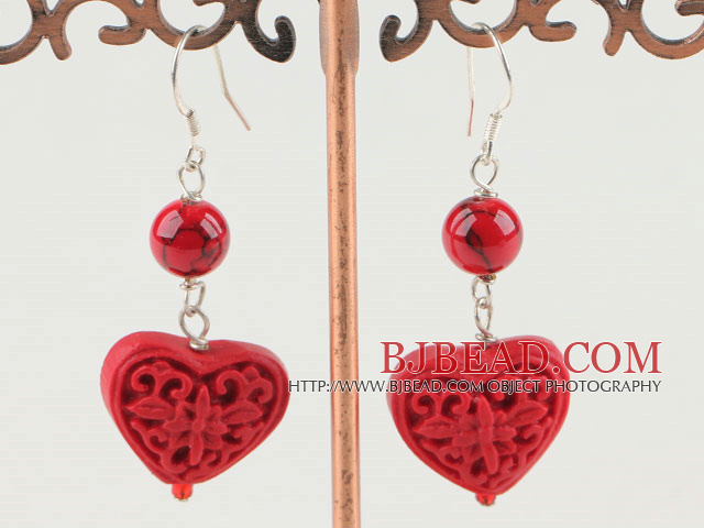 lacquer-carved earrings 