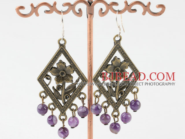amethyst earrings