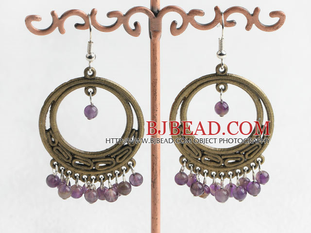 amethyst earrings